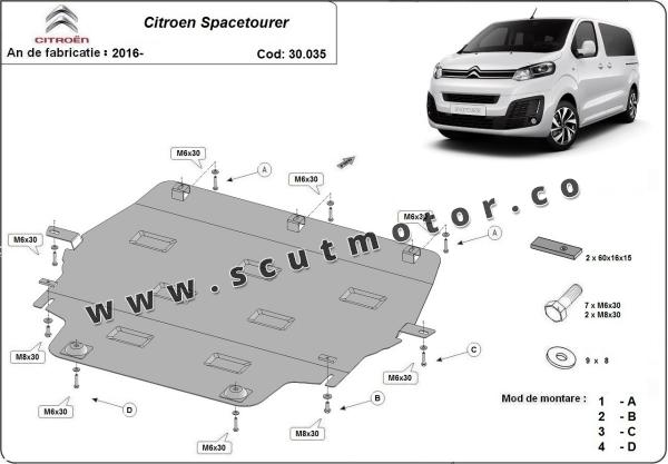 Scut motor Citroen Spacetourer 2