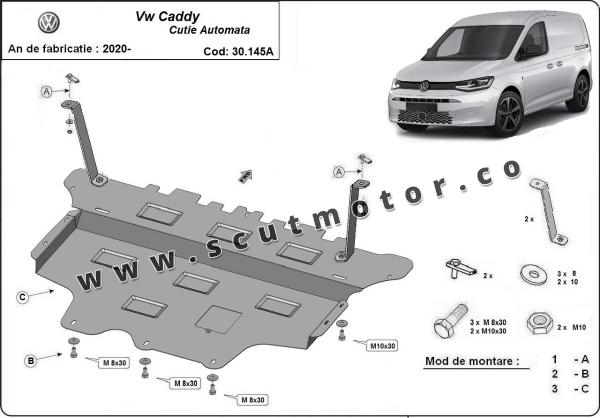 Scut motor VW Caddy - cutie de viteză automată 1