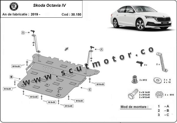 Scut motor Skoda Octavia 4 1