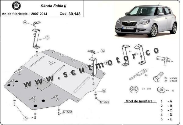 Scut motor Skoda Fabia 2 - Diesel 2