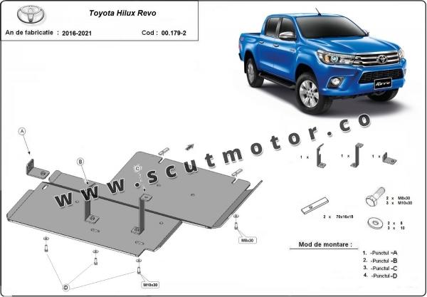 Scut metalic reductor Toyota Hilux Revo 1