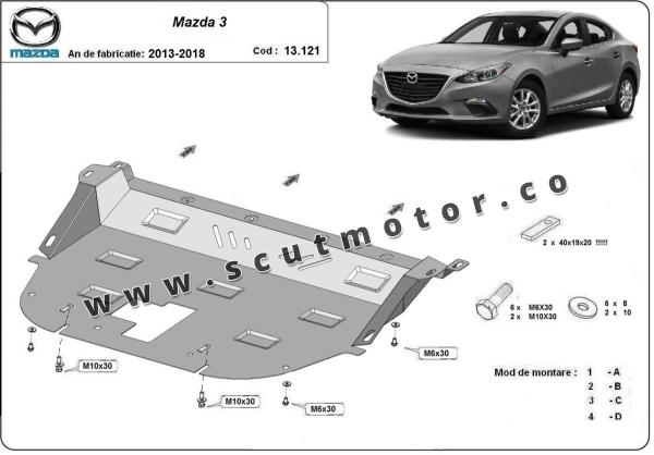 Scut motor Mazda 3 1