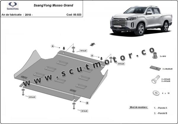 Scut cutie de viteză Ssangyong Musso Grand  5