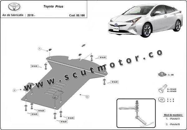 Scut antifurt catalizator pentru Toyota Prius 4 3