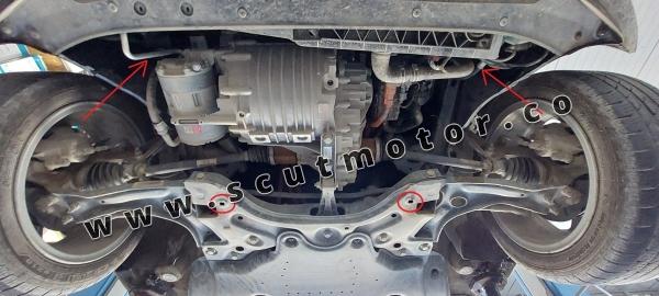 Scut motor și cutie de viteză VW Up 4