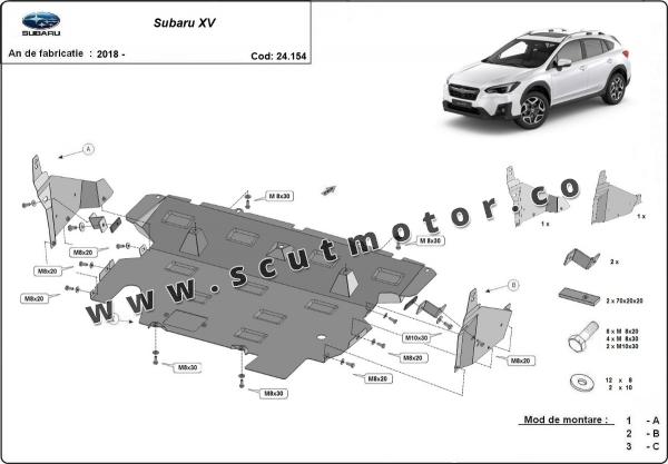 Scut motor metalic Subaru XV 8