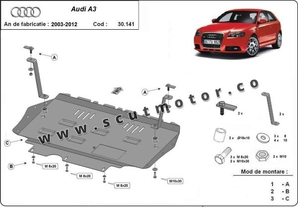 Scut motor Audi A3 2