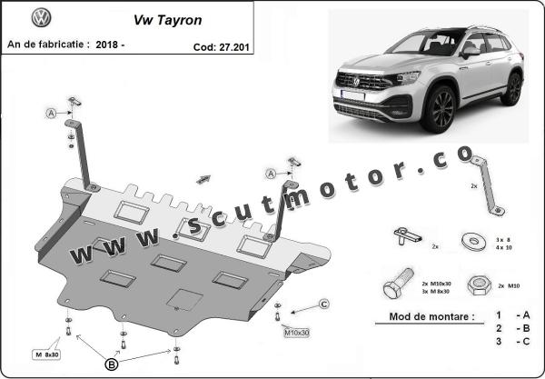 Scut motor VW Tayron 1