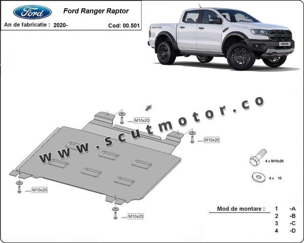 Scut cutie de viteză Ford Ranger Raptor 3