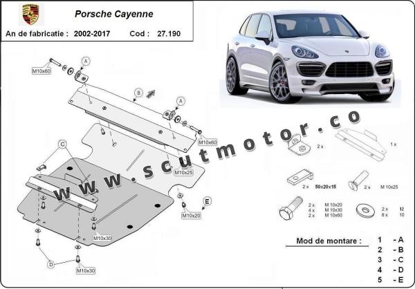 Scut motor Porsche Cayenne 1