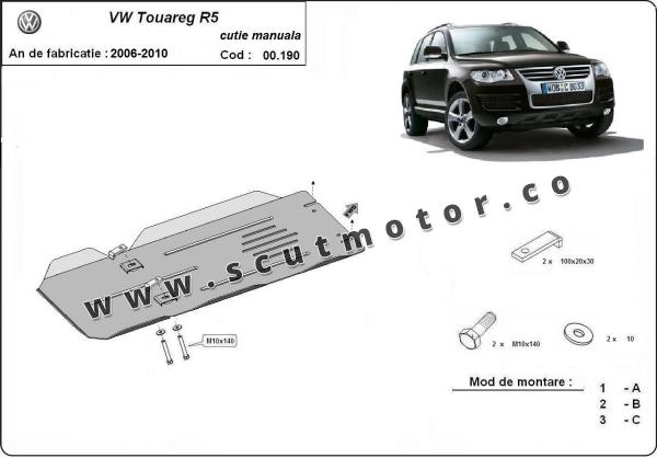 Scut cutie de viteză manuală VW Touareg R5 1