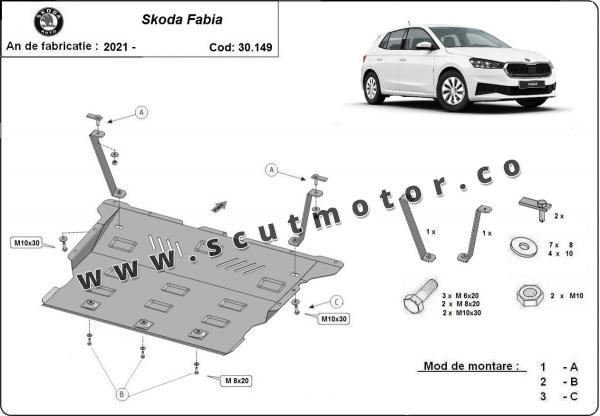 Scut motor Skoda Fabia 4 2