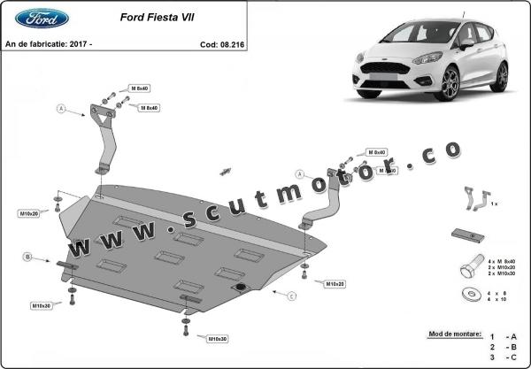 Scut motor Ford Fiesta VII 10