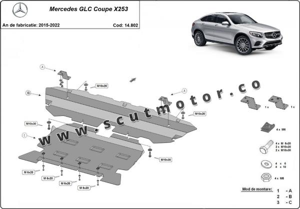 Scut motor Mercedes GLC Coupe X253 2