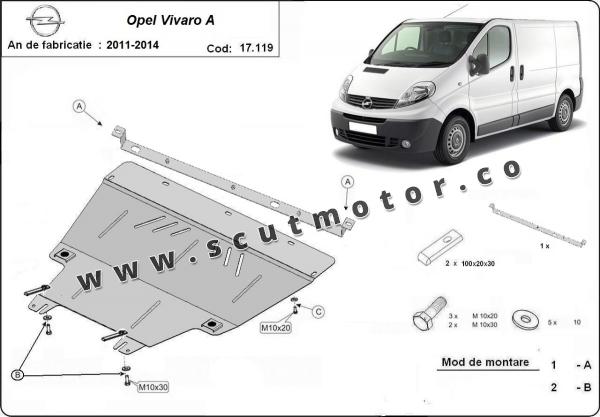 Scut motor Opel Vivaro (2011-2014) 7