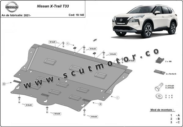 Scut motor Nissan X-Trail T33 10