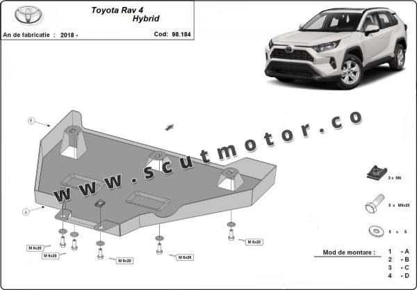 Scut Diferential spate Toyota Rav4 Hybrid 3