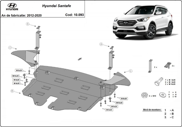Scut motor Hyundai Santa Fe 