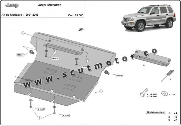 Scut motor  Jeep Cherokee - KJ 14