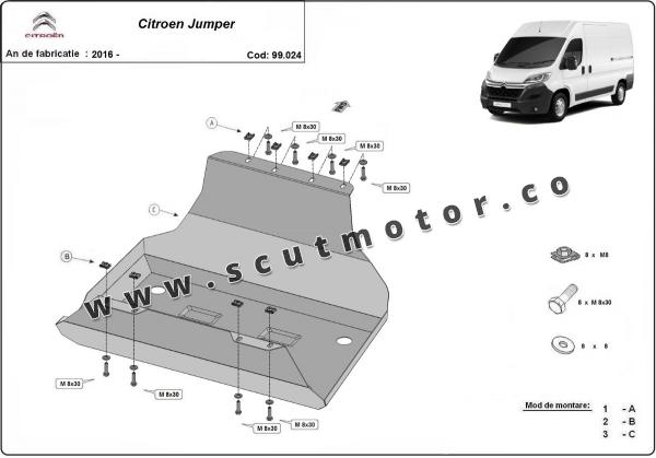 Scut rezervor Citroen Jumper 2