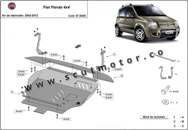 Scut motor Fiat Panda 4x4 1