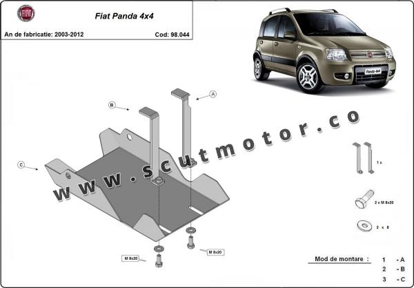 Scut diferenţial spate Fiat Panda 4x4 1