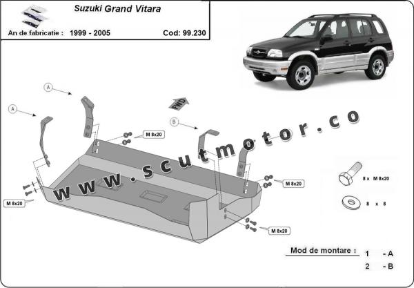 Scut rezervor Suzuki Grand Vitara 3