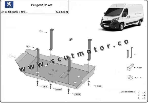 Scut rezervor AdBlue Peugeot Boxer 3