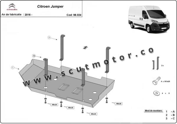 Scut rezervor AdBlue Citroen Jumper 1