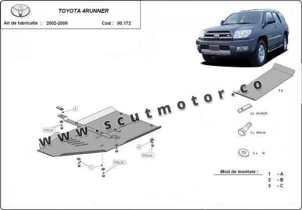 Scut cutie de viteză din aluminiu Toyota 4Runner 3