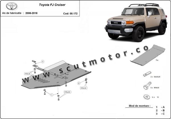 Scut cutie de viteză din aluminiu Toyota Fj Cruiser 3