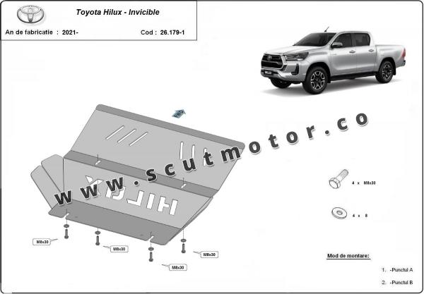 Scut radiator metalic Toyota Hilux Invincible 2