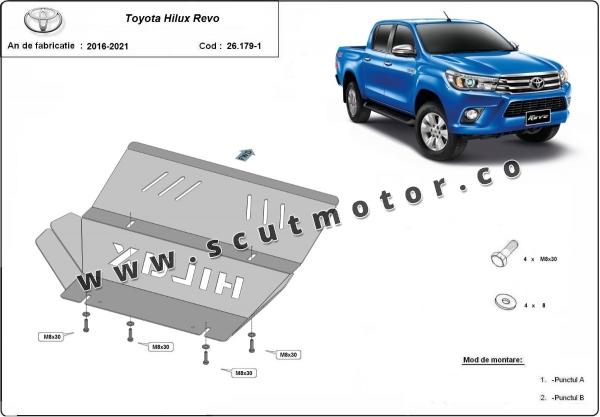 Scut radiator metalic Toyota Hilux Revo 6