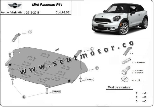 Scut motor Mini Paceman R61 1