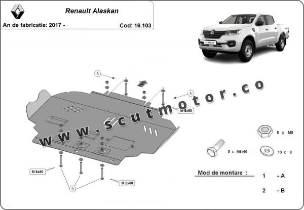 Scut motor Renault Alaskan 1