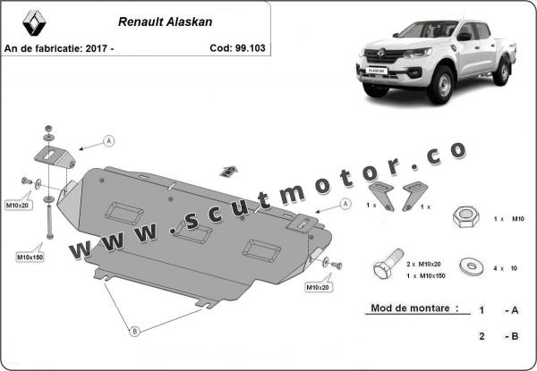 Scut radiator Renault Alaskan 1