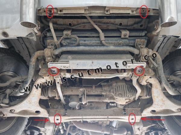 Scut motor și radiator Mitsubishi Pajero 3 (V60, V70) Vers 2.0 4