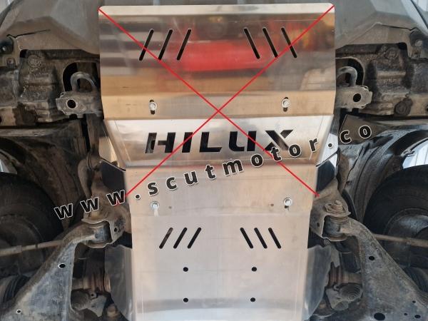 Scut motor din aluminiu Toyota Hilux Invincible 6