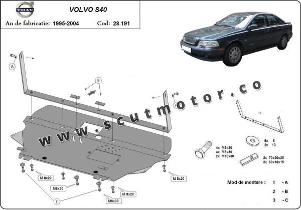 Scut motor Volvo S40 3