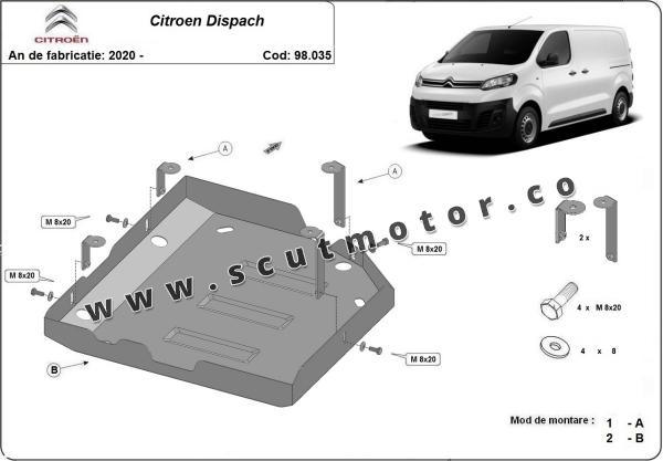 Scut rezervor AdBlue Citroen Dispatch 6