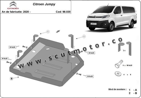 Scut rezervor AdBlue Citroen Jumpy 6