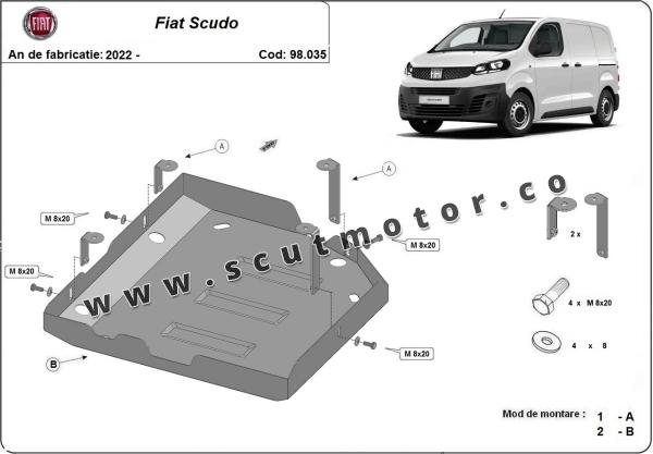 Scut rezervor AdBlue Fiat Scudo 6