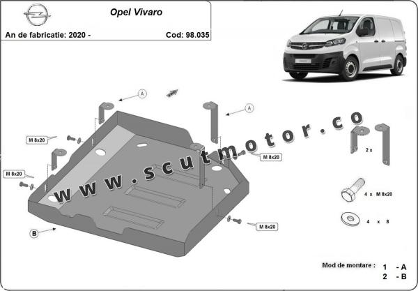 Scut rezervor AdBlue Opel Vivaro 6