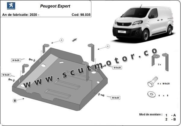 Scut rezervor AdBlue Peugeot Expert 7