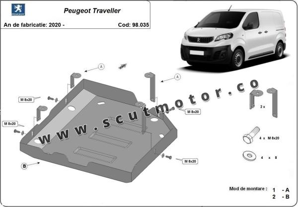 Scut rezervor AdBlue Peugeot Travellet 6