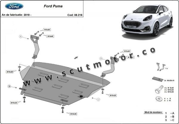Scut motor Ford Puma 3