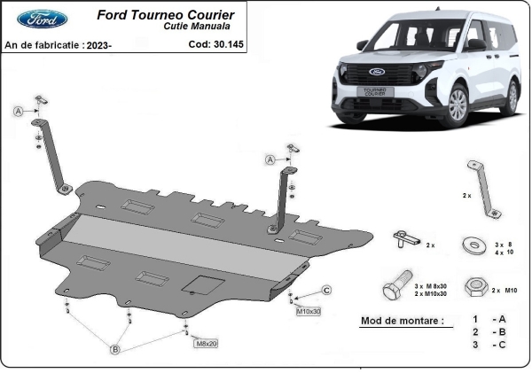 Ford Tourneo Courier -  cutie de viteză automată 