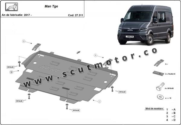Scut motor MAN Tge 3