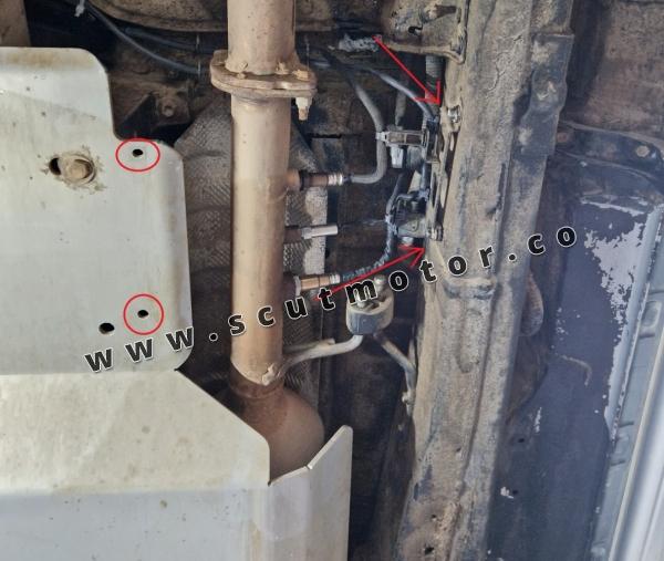 Scut senzor filtru de particule din aluminiu Toyota Hilux 5