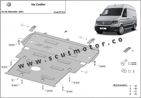 Scut motor Vw Crafter 3